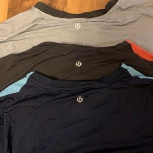 Bundle of 3 lululemon t shirts